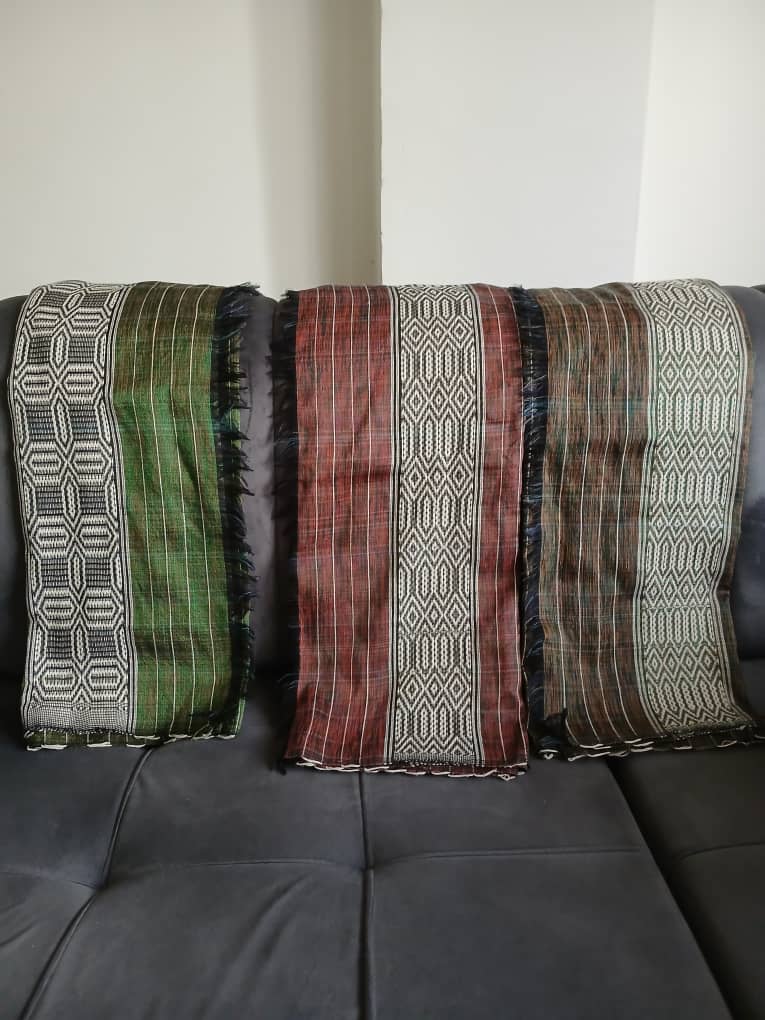 Châles éthiopiens drapés, sélection Shiro Meda